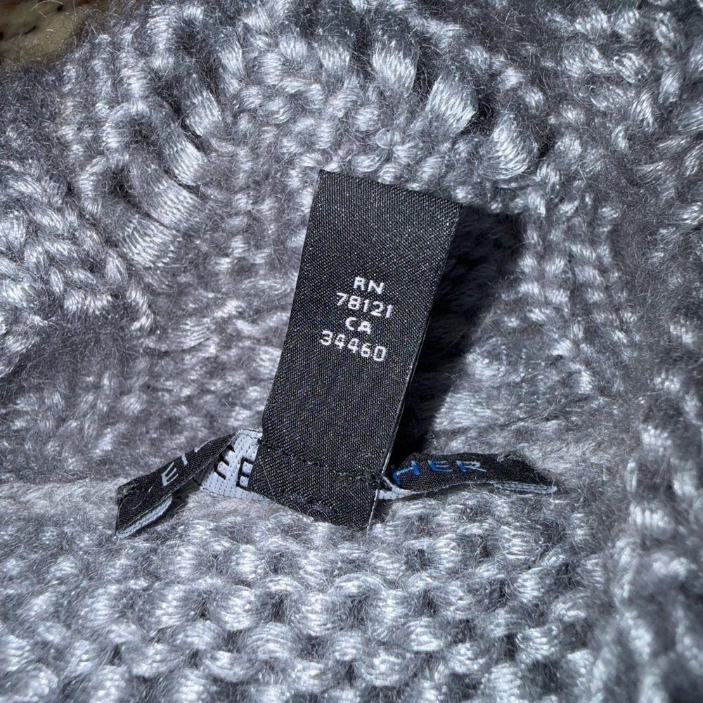 EILEEN FISHER Cable Knit Turtleneck Sweater - Size XS - Picture 7 of 8